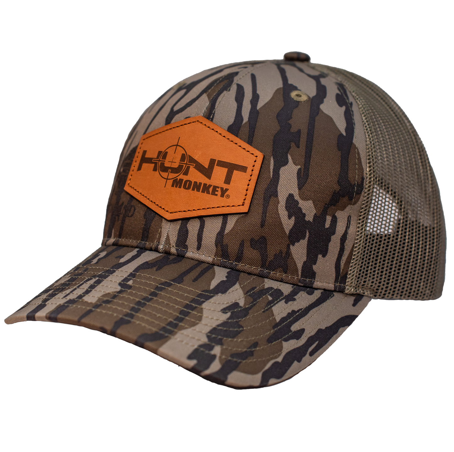 HM802 - Leather Patch Hat     Richardson 112